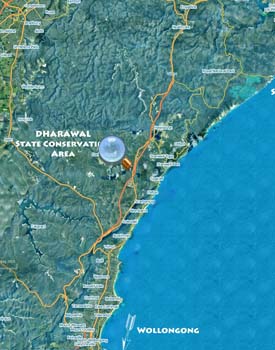 Map of Dharawal region