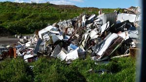 Helensburgh Tip - metal recycling